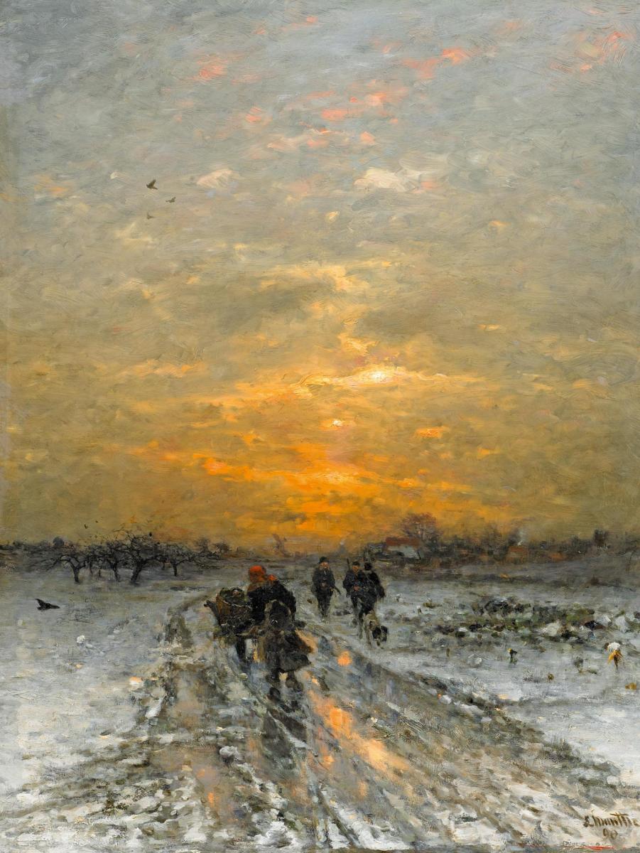 Ludwig Munthe - Heimkehr der Feldarbeiter.