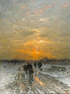 Ludwig Munthe - Heimkehr der Feldarbeiter.