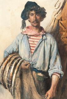 Ludwig Passini - Venezianischer Fischer