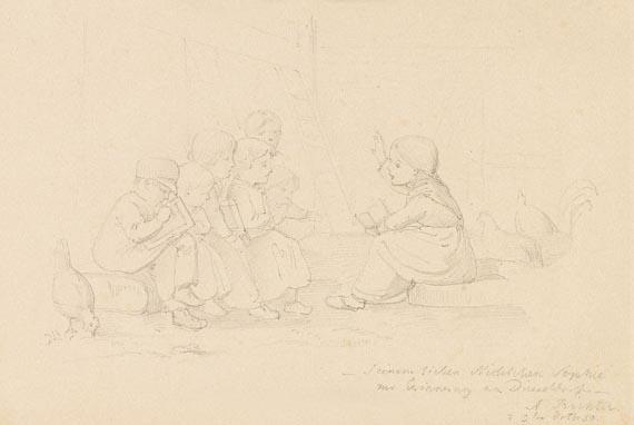 Ludwig Richter - Die kleine Lesestunde