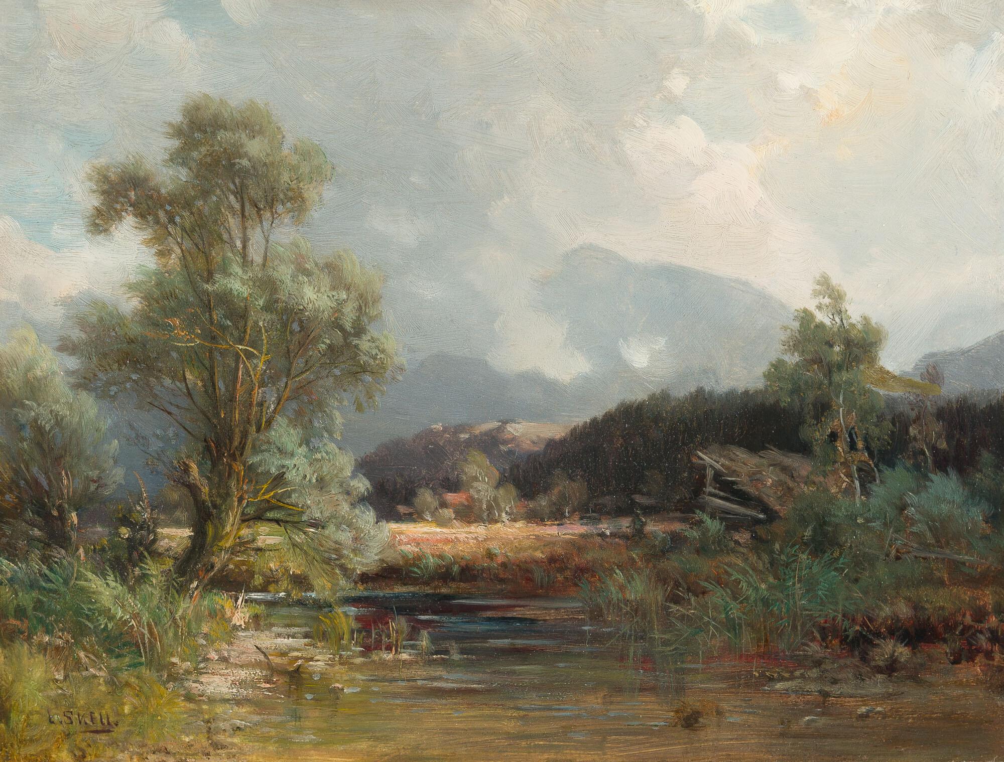 Ludwig Sckell - An der Loisach bei Schlehdorf.