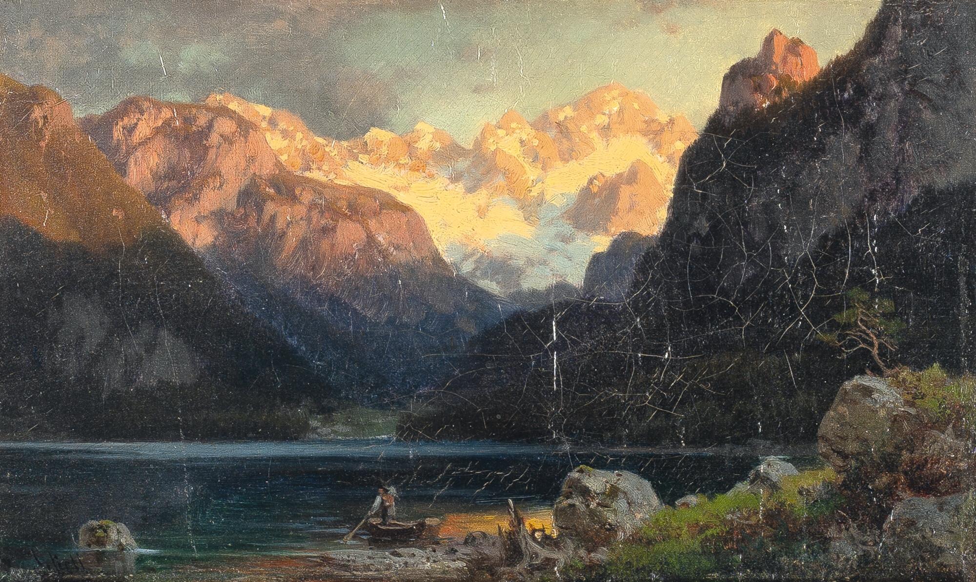Ludwig Sckell - Der Gosausee mit dem Dachstein