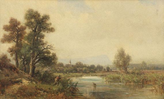 Ludwig Sckell - Kleine Flußlandschaft