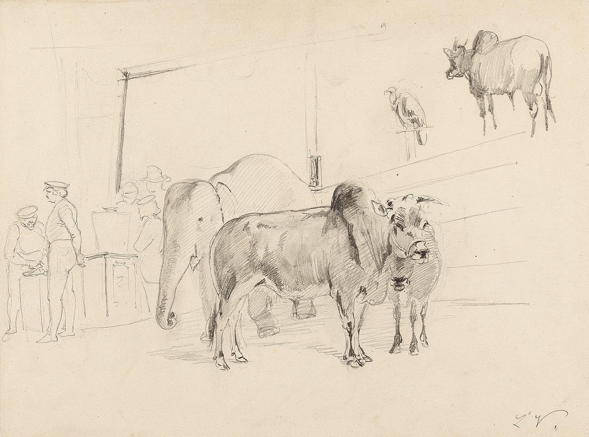 Ludwig Voltz - In der Menagerie.