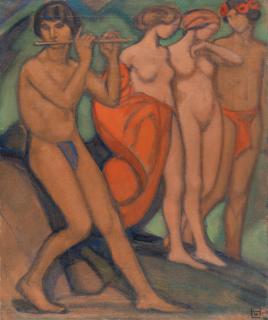 Ludwig von Hofmann - Arkadische Szene