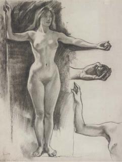 Ludwig Von Hofmann - Eva