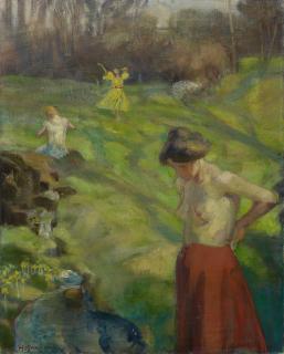 Ludwig von Hofmann - Frühlingswiese