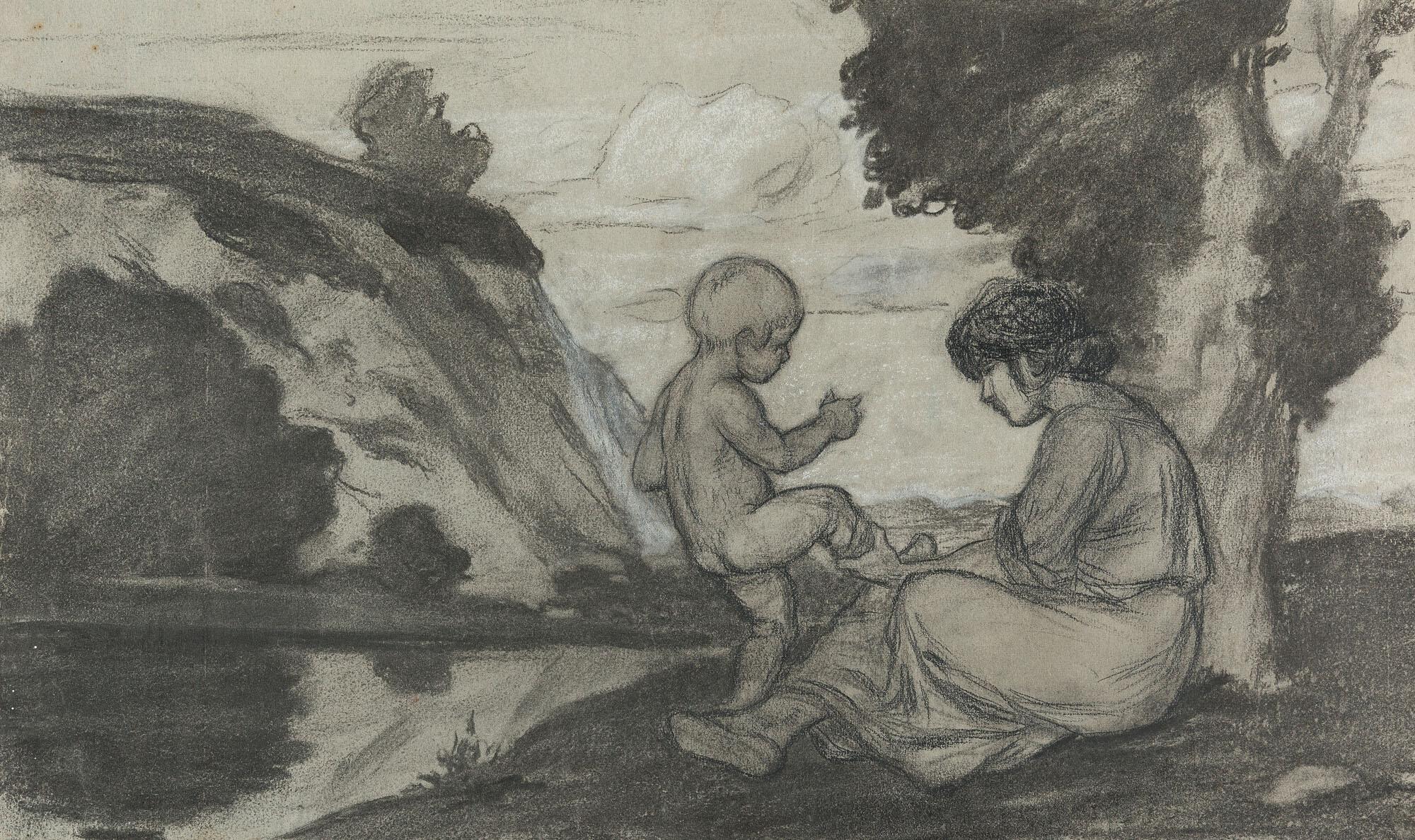 Ludwig von Zumbusch - Mutter mit Kind.