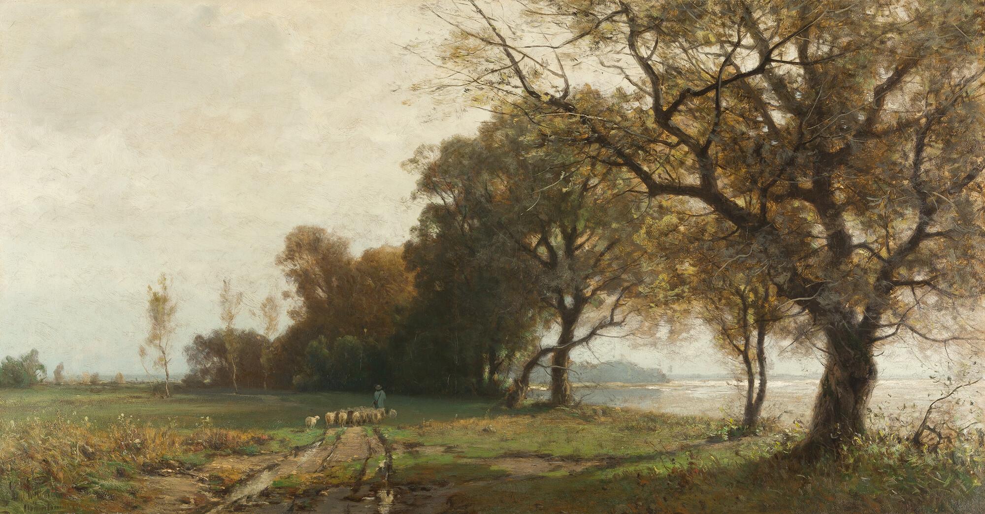 Ludwig Willroider - Vorfrühling am Starnberger See.