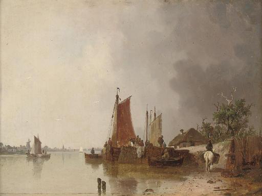 Ludwing Hermann - Unloading cargo at the quay
