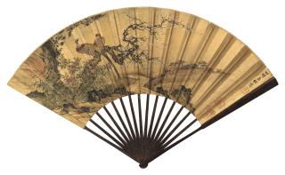 Lü Ji Active - Birds Resting On A Plum Tree