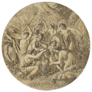 Luigi Ademollo - L\'Éducation de Jupiter