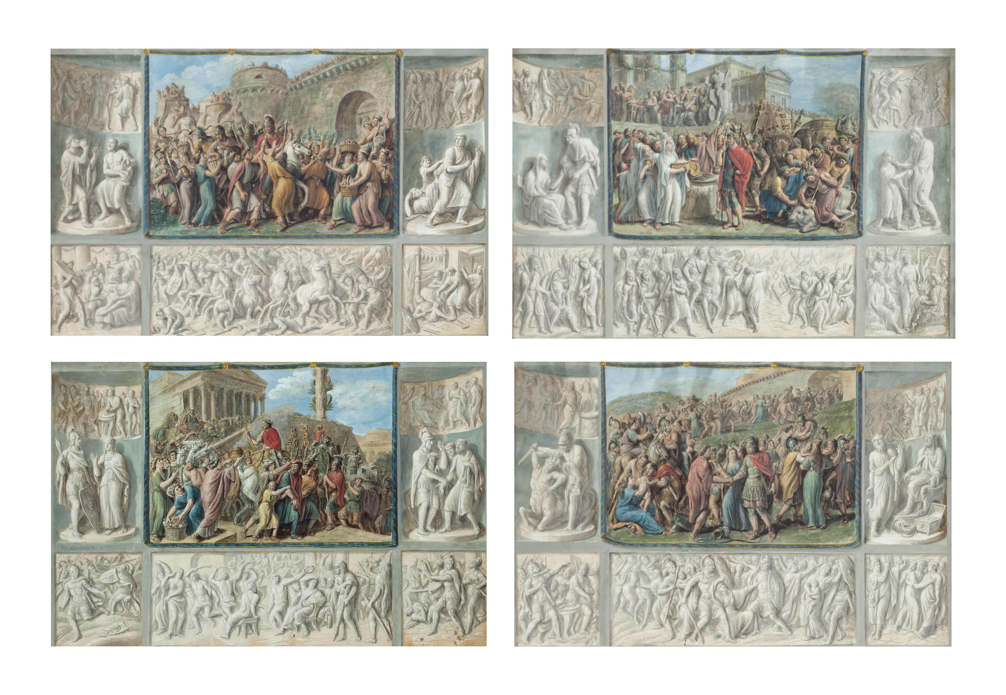 Luigi Ademollo - Scenes From Roman History