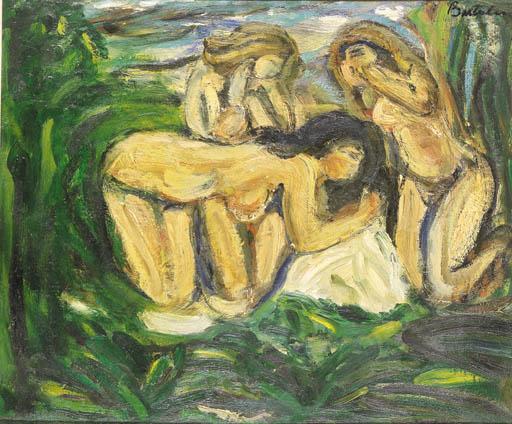 Luigi Bartolini - Tre lavandaie