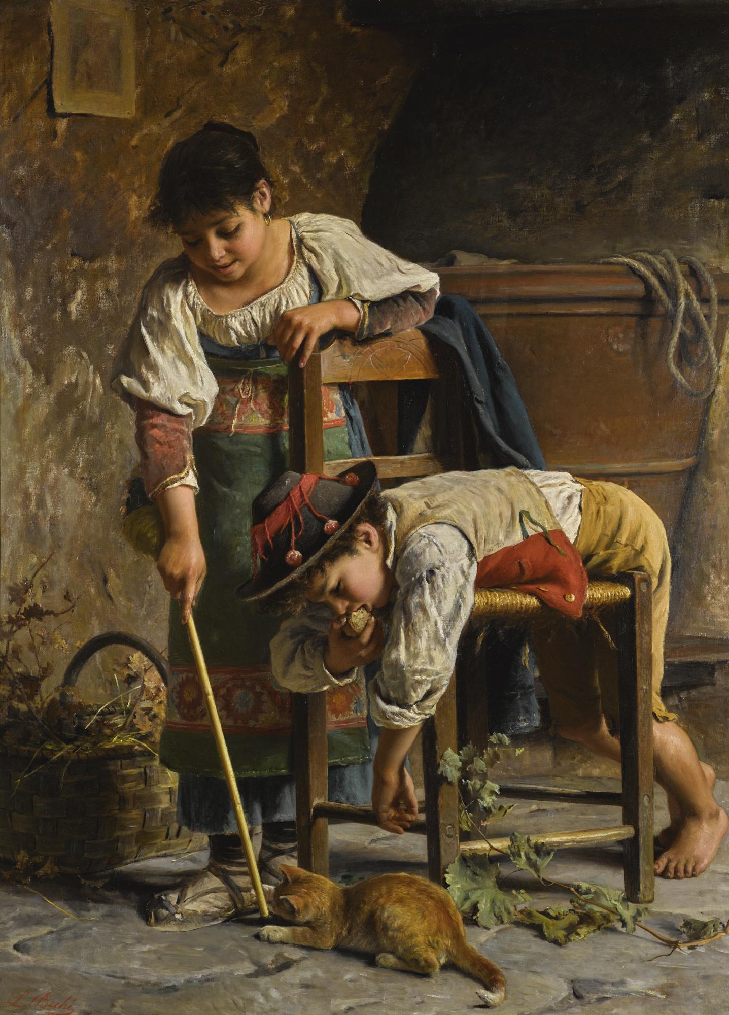 Luigi Bechi - Italian Teasing The Cat