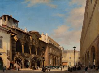 Luigi Bisi - Loggia of the Osii and Scuole Palatine (