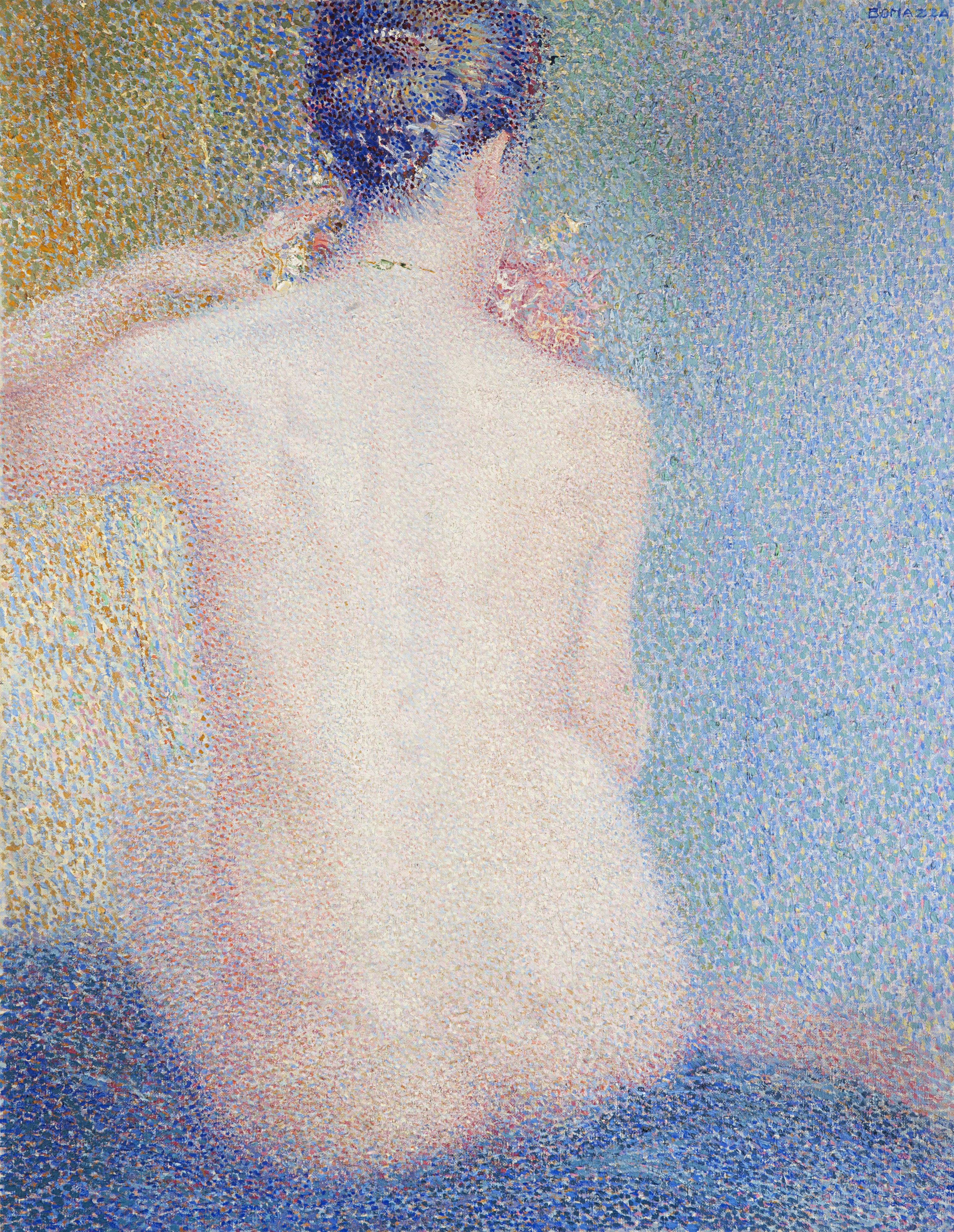 Luigi Bonazza - Nudo di schiena