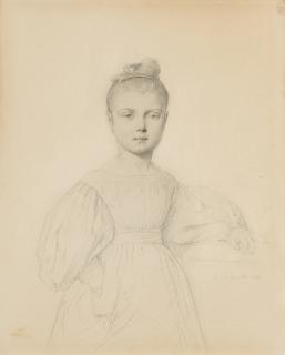 Luigi Calamatta - Portrait of Marie Marcotte