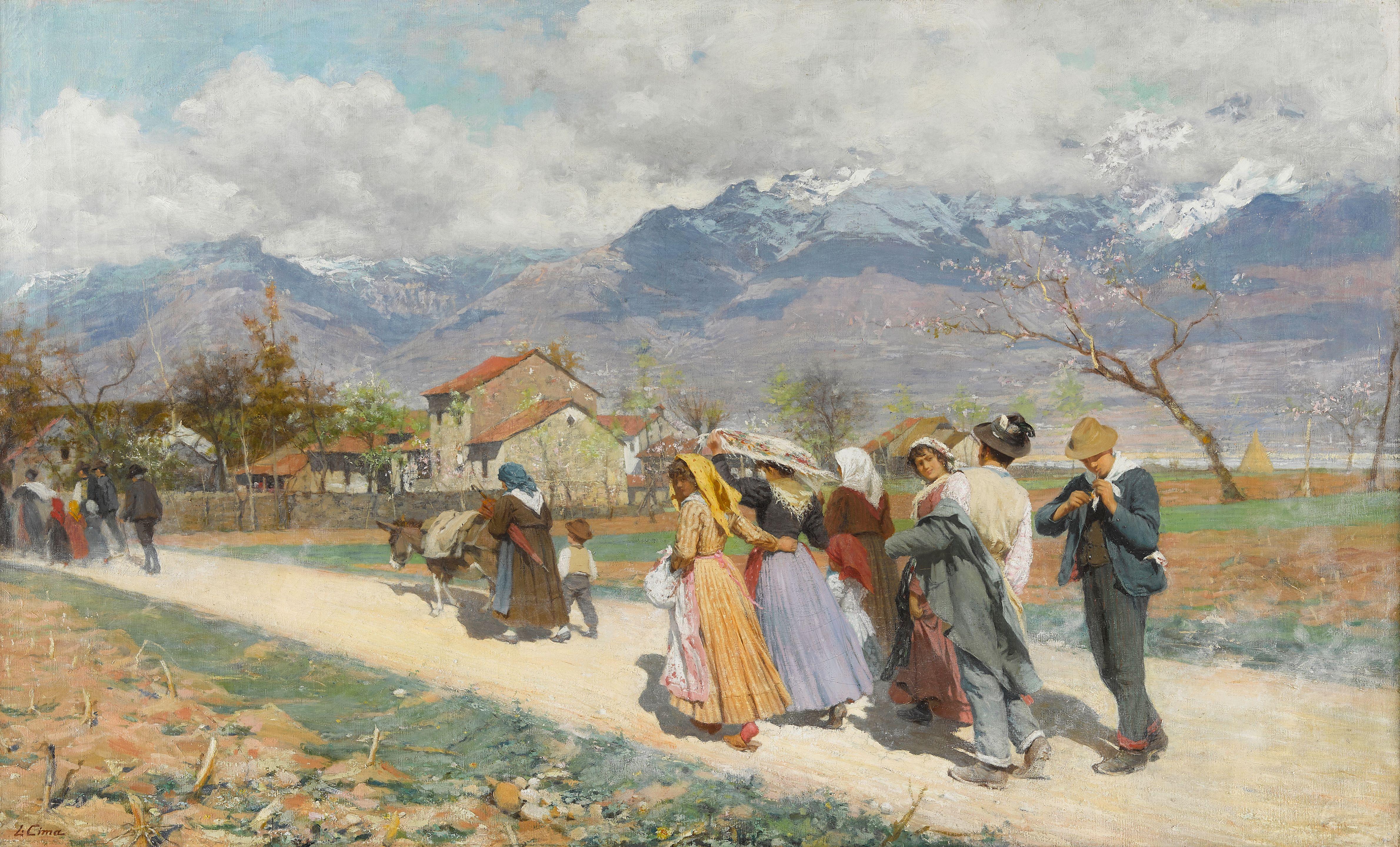 Luigi Cima - Passeggiata domenicale