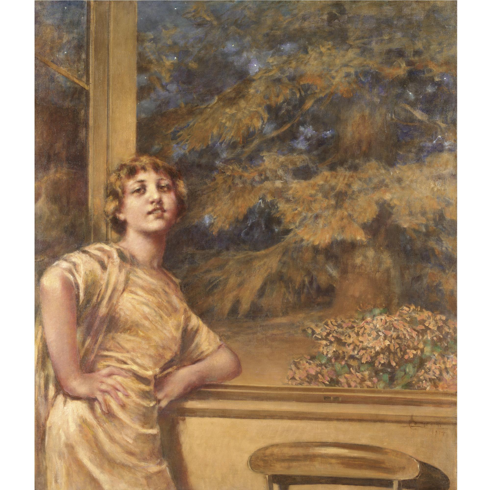 Luigi Conconi - Fanciulla Alla Finestra