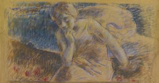 Luigi Conconi - Figura Femminile Nel Prato