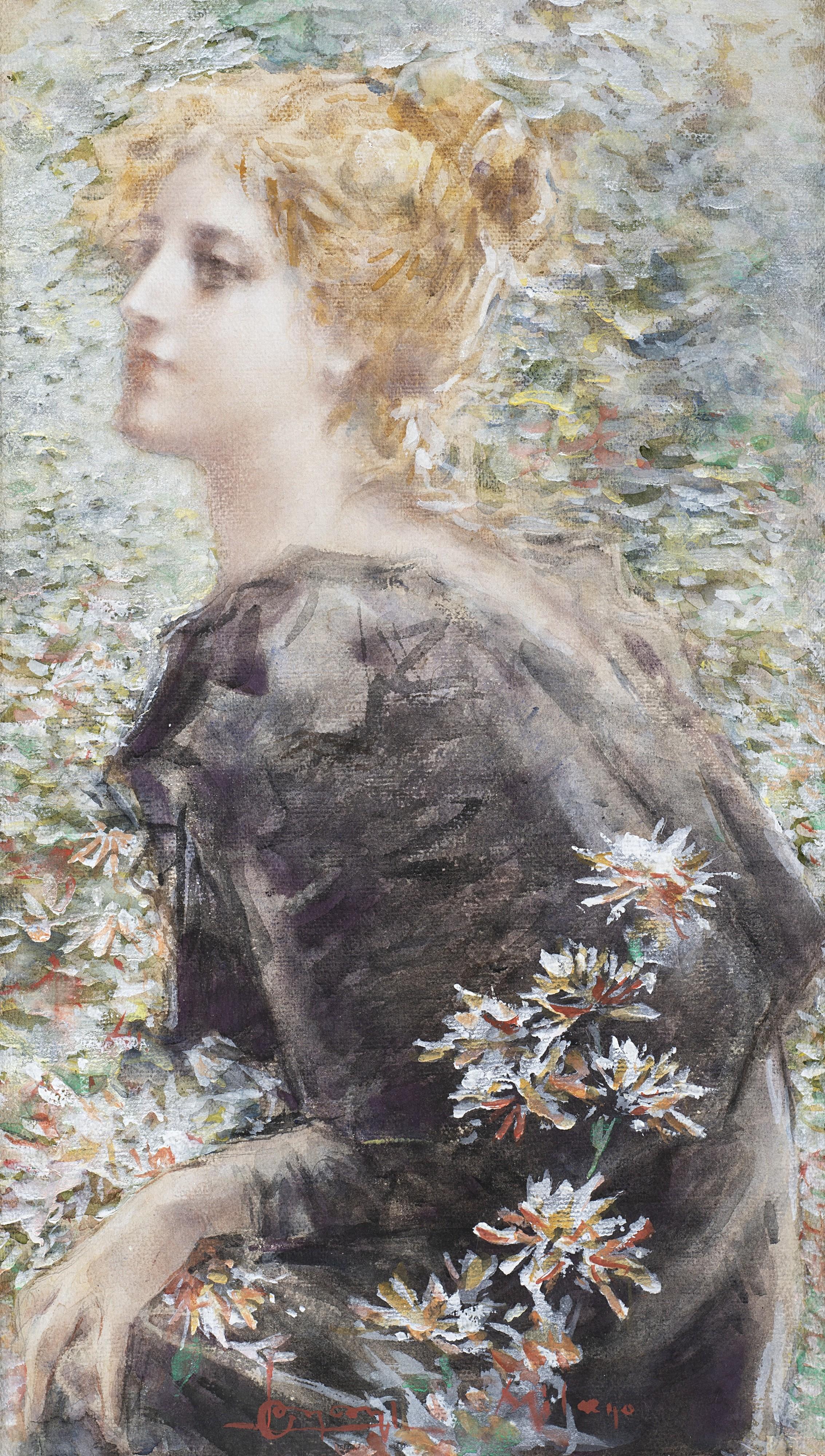 Luigi Conconi - Ritratto femminile