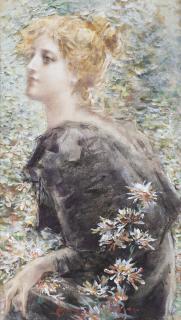 Luigi Conconi - Ritratto femminile