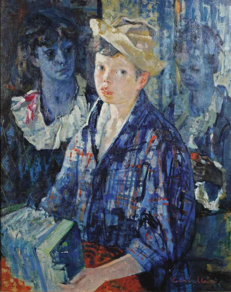 Luigi Corbellini - Boy with accordeon