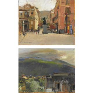 Luigi Crisconio - Piazza Di Sorrento; Meta Di Sorrento