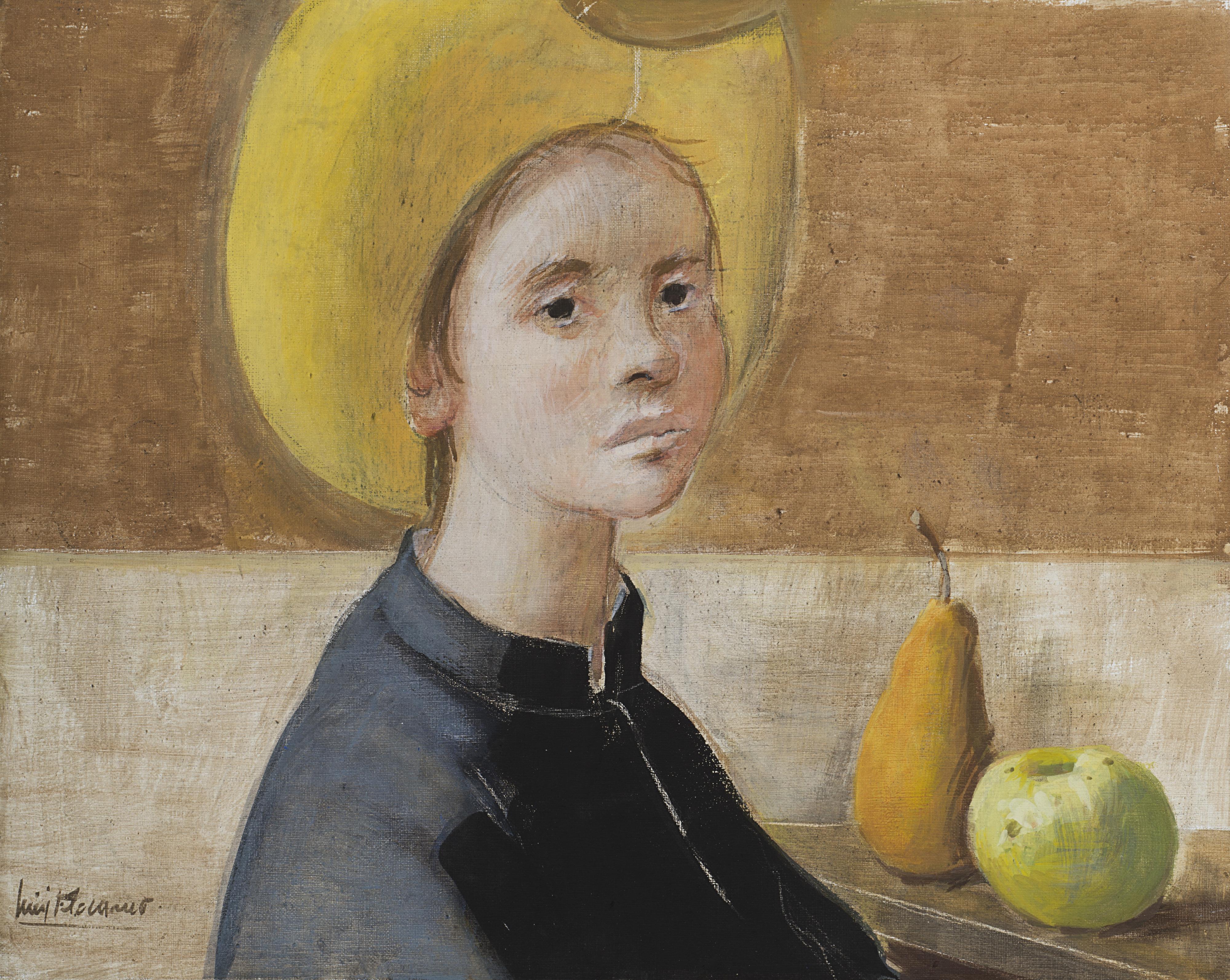 Luigi Filocamo - Ritratto di giovane con cappello