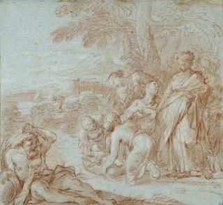 Luigi Garzi - Die Auffindung des Mosesknaben