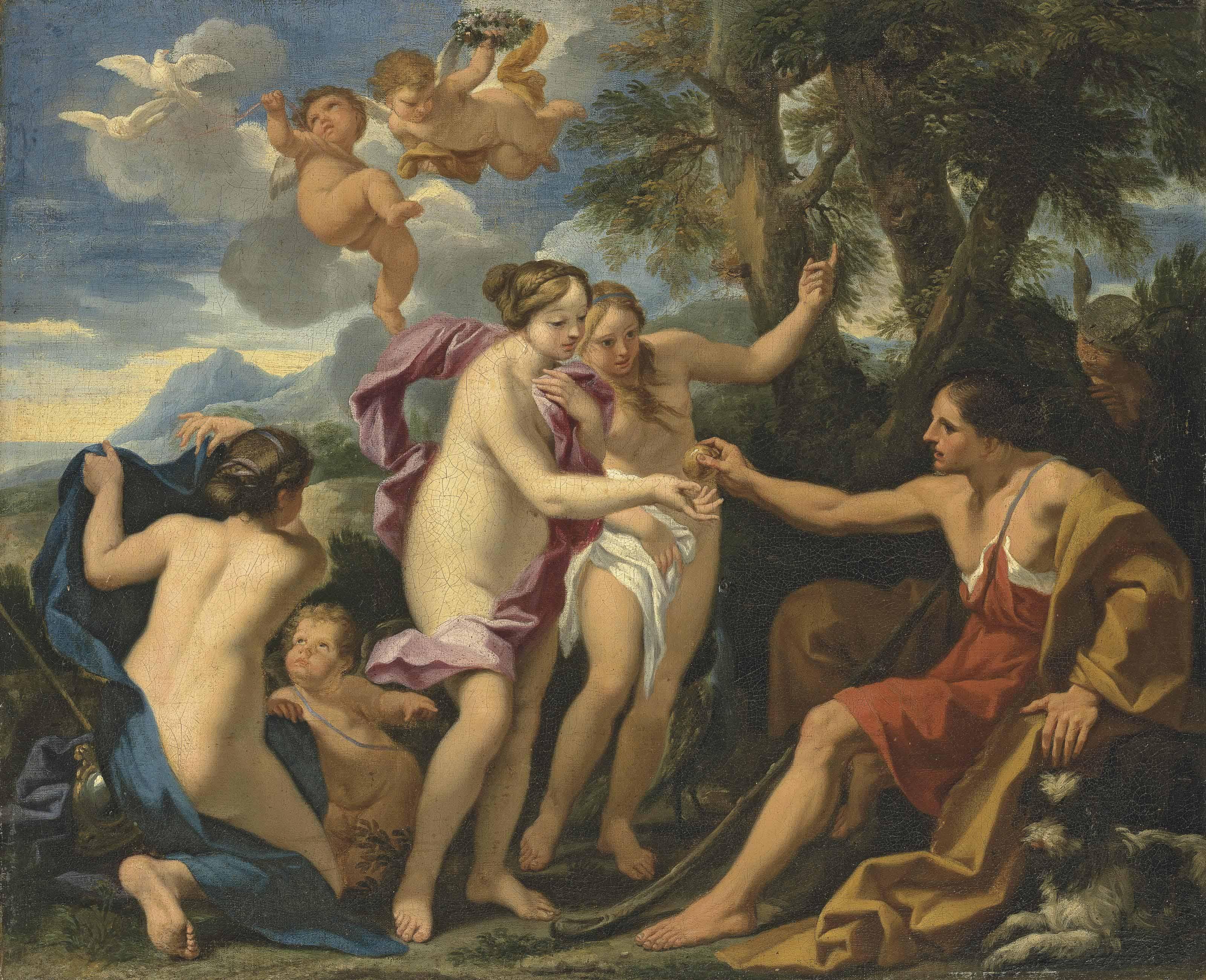 Luigi Garzi - The Judgement of Paris
