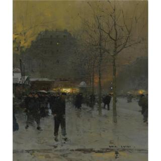 Luigi Loir - French Place Des Ternes, Paris  
