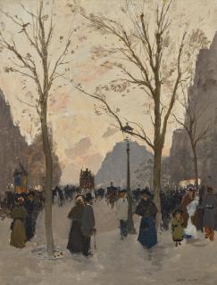 Luigi Loir - La Place de la République, Paris