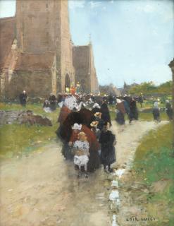 Luigi Loir - Sunday morning, Brittany