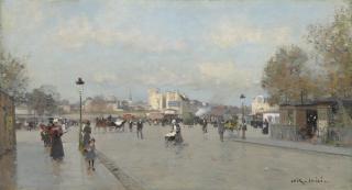 Luigi Loir - Sur le boulevard Berthier, Paris