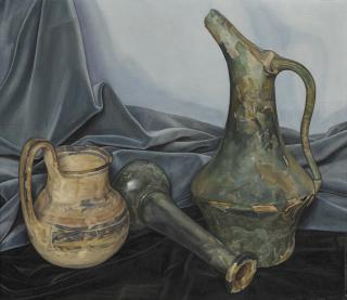 Luigi Lucioni - Blue-Green Motif