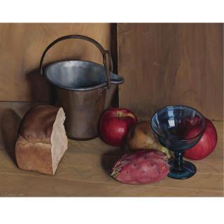 Luigi Lucioni - Bread And Fruit