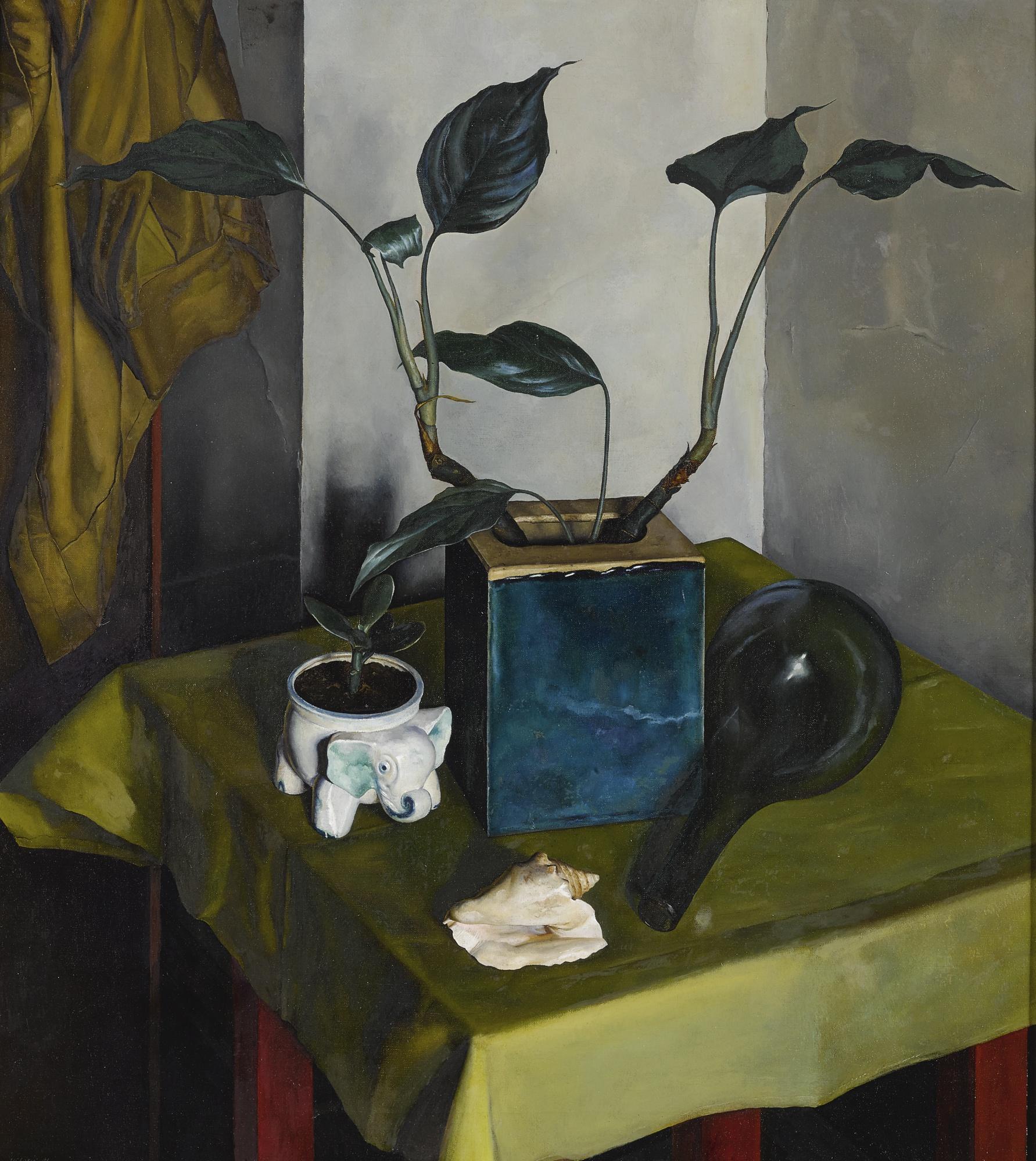 Luigi Lucioni - Chinese Leaves