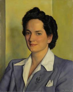 Luigi Lucioni - Elizabeth 20 x 16 in. (50.8 x 40.6 cm.)