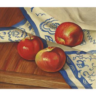 Luigi Lucioni - Three Apples