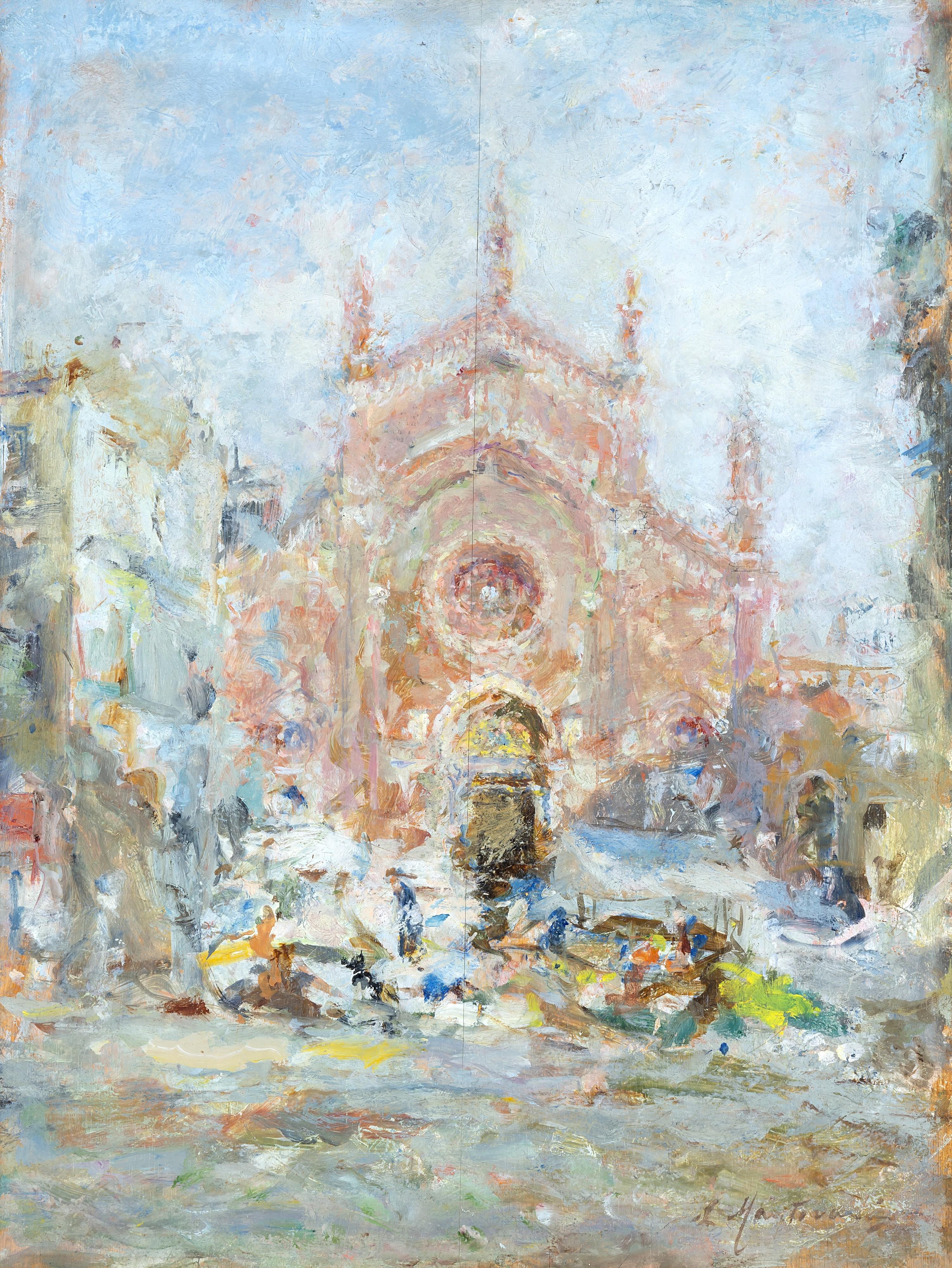Luigi Mantovani - La Chiesa del Carmine, Milano
