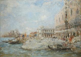 Luigi Mantovani - Palazzo Ducale a Venezia