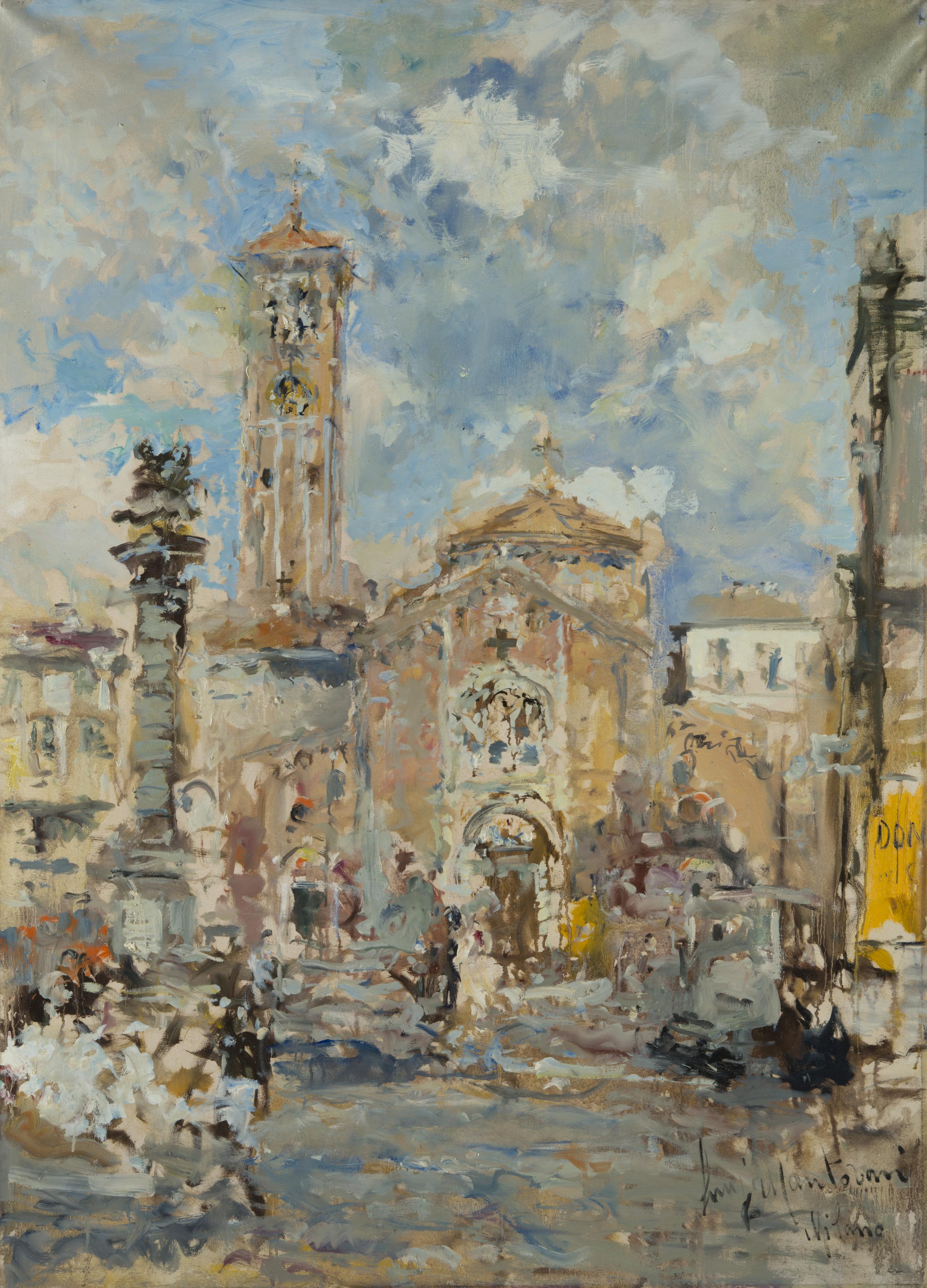 Luigi Mantovani - Piazza San Babila
