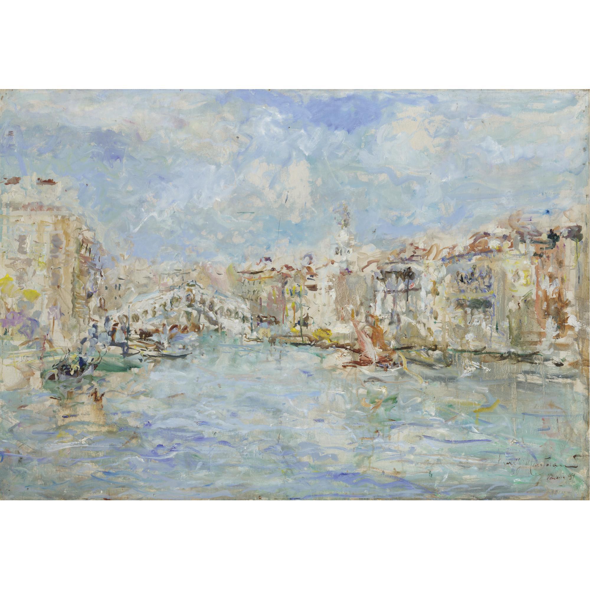 Luigi Mantovani - Veduta Di Venezia