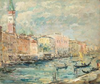 Luigi Mantovani - Venezia, Canal Grande
