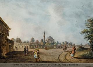 Luigi Mayer - L\'entrée du village de Ciurluk, près d\'Istanbul