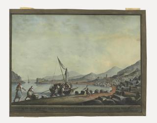 Luigi Mayer - View of the ancient port at Capo Crio in Anatolia