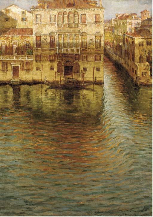 Luigi Moretti - A Venetian Canal