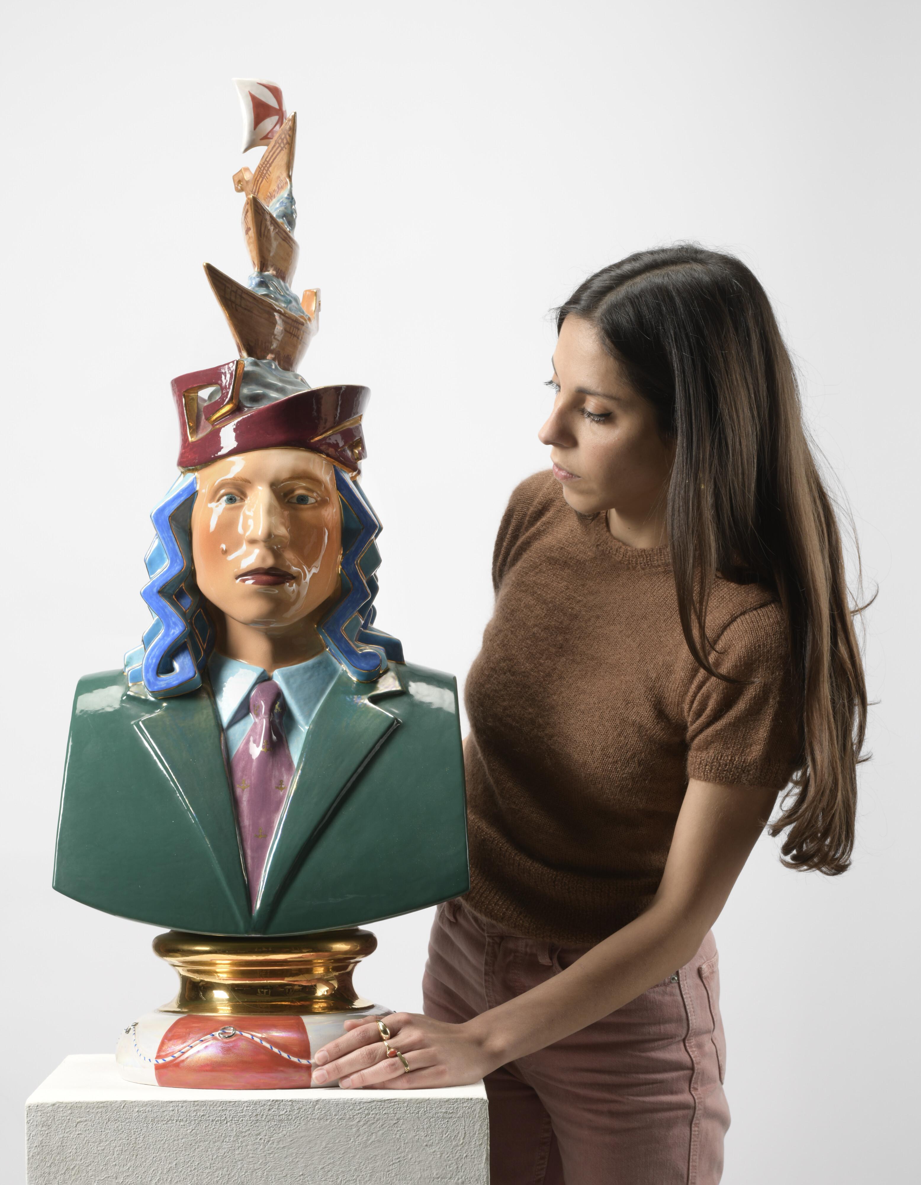 Luigi Ontani - Cristoforo Colombo